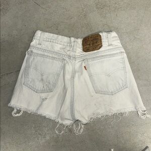 Vintage levis denim shorts